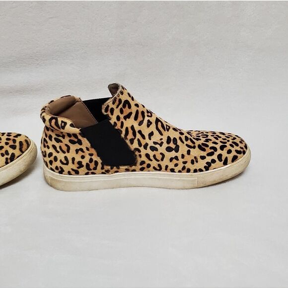 COCONUTS by Matisse Harlan Leopard Print Real Fur High Top Sneaker 10 - Picture 7 of 16